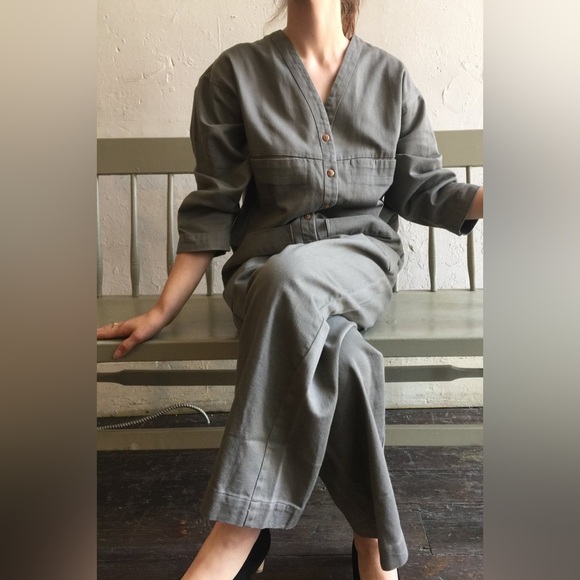 Ilana Kohn Tuck Coverall Jumpsuit - Picture 13 of 14